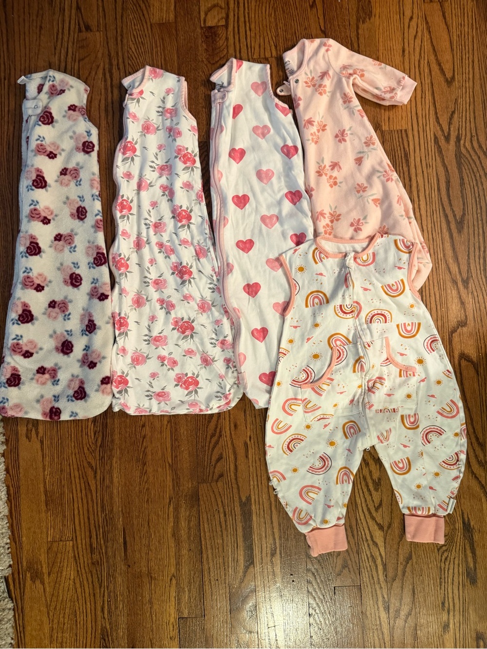 Bundle of 5 sleep sacks